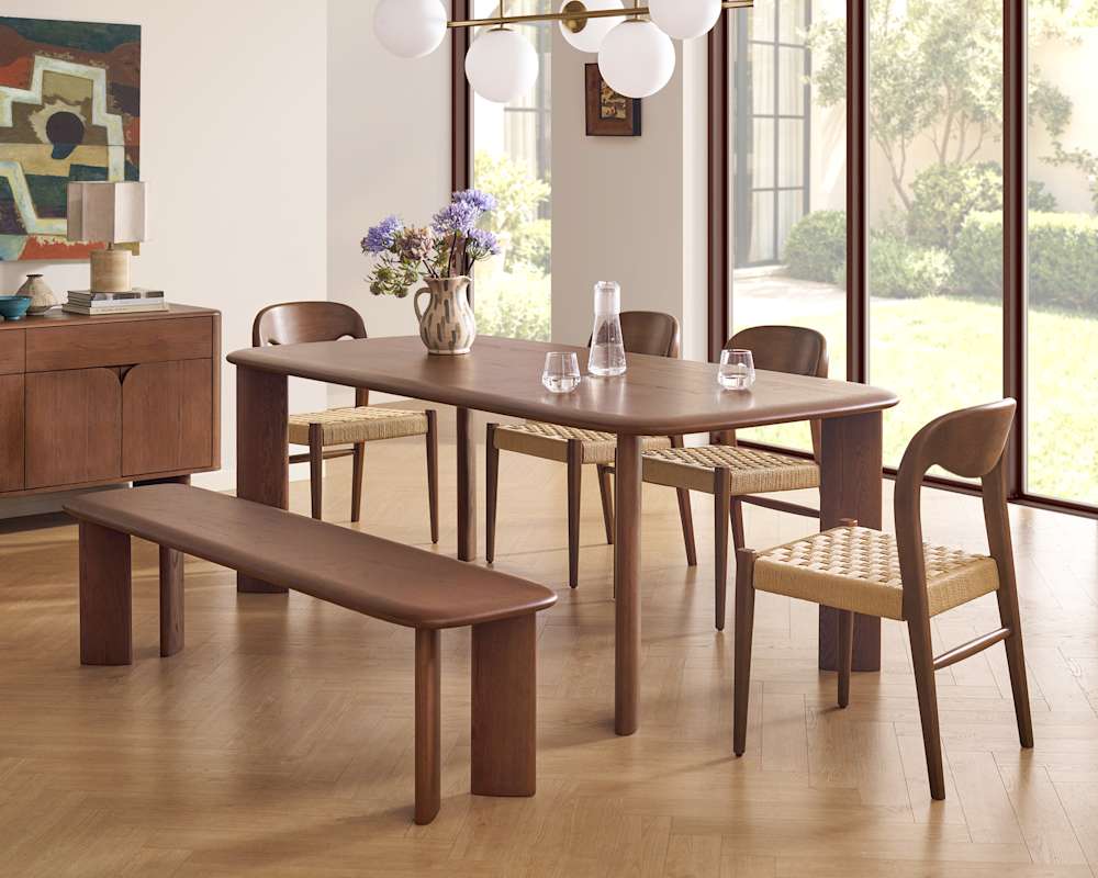 Nico-Dining-Table-220cm-With-4-Vela-Dining-Chairs-Woven-Cord-Walnut-Leg-With-Dining-Bench-Set_1